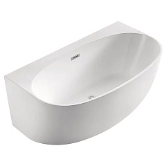 Ванна акриловая Azario Cambridge 180X88 пристенная (чаша, сифон, рама)