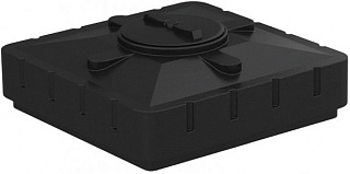 Бак для душа Aquatech 240 л. черный (950х950х440) Фото 1