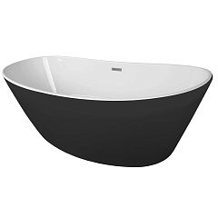 Ванна акриловая Azario EASTON 180x82 отдельно-ая черная (чаша, сифон, рама)