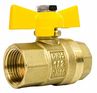 Кран шаровый газовый STI 1/2" б. г/г Фото 1