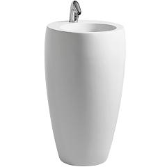 Раковина с пьедесталом Laufen Alessi One, покрытие LCC 52х53 см.