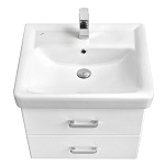 Тумба с раковиной подвесная Акватон Америна 60 белый глянец Фото 2