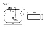 Раковина накладная Ceramicanova Element CN5012 белый глянцевый Фото 5
