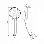 Лейка для душа IDDIS SpaHome D93мм Фото 4