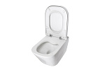 Унитаз подвесной Roca Gap Clean Rim + сиденье микролифт Фото 4