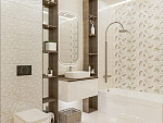 Плитка настенная Eletto Ceramica Malwiya Milk 24.2x70 Фото 2