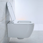 Унитаз подвесной безободковый BelBagno GENOVA Soft сиденье с микролифтом Фото 3