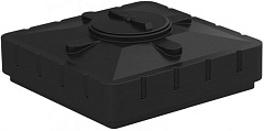 Бак для душа Aquatech 240 л. черный (950х950х440)