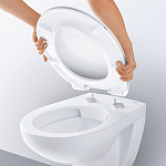 Унитаз подвесной Grohe Euro Ceramic безободковый с микролифтом Фото 6