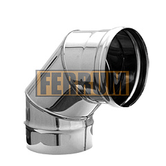 Колено Ferrum 90 (430/0,5 мм) Ф100