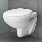 Унитаз подвесной Grohe Bau Ceramic безободковый с микролифтом  Фото 6