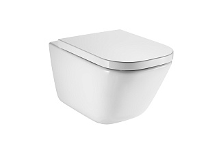 Унитаз подвесной Roca Gap Clean Rim + сиденье микролифт Фото 1