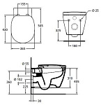 Унитаз подвесной Ideal Standard Коннект + сиденье микролифт Фото 2