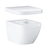 Унитаз подвесной Grohe Euro Ceramic безободковый с микролифтом Фото 2