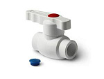 Кран шаровый 20 (50/10) Pro Aqua БЕЛЫЙ Фото 1