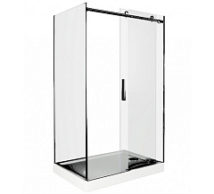 Душевой уголок Good Door Galaxy WTW+SP-C-В 110x90, профиль черный
