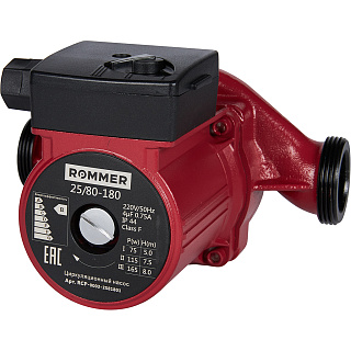 Насос циркуляционный ROMMER 25/80-180 Фото 1