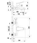 Смеситель Lemark Partner LM6552C для ванны с душем Фото 2
