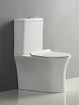 Унитаз-компакт BelBagno Ancona безободковый сиденье с микролифтом Фото 2