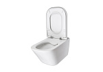 Унитаз подвесной Roca Gap Clean Rim + сиденье микролифт Фото 3