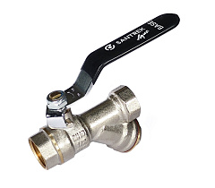 Кран шаровый с фильтром Santrek Aqua Base 1/2"