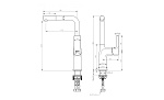 Смеситель Lemark Ursus LM7205BL для кухонной мойки, черный Фото 2