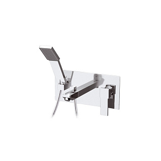 Смеситель для ванны Remer RR Q04 встраиваемый Серия Qubika Фото 1