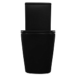 Унитаз напольный безободковый Azario Black King c сидением микролифт Фото 4