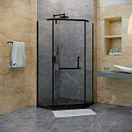 Душевой уголок RGW Hotel HO-081B 900x900x1950 черный Фото 1
