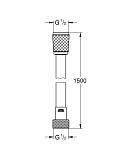 Шланг для душа Grohe Rotaflex 150 см Twistfree Фото 2