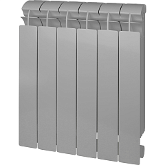 Радиатор биметаллический Global STYLE PLUS 500/80 8 секций (цвет cod.08 серый metallizzato)