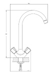Смеситель для кухни выс.излив Konner SPACE SPC2200 - Фото 2
