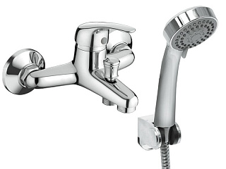 Смеситель для ванны с аксессуарами Konner BASIS BSS1500 - Фото 1