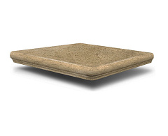 Ступень угловая Marburg Eckflorentiner DunkelBeige 32x32 SDS