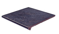Ступень фронтальная Metalica Peldano Fior.Basalt 33х33 Exagres
