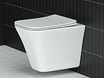 Унитаз подвесной Ceramica Nova Mono CN1902 с микролифтом, безободковый Фото 2
