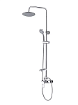 Смеситель с верхним тропическим душем KONNER TS1400R Фото 2