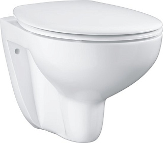 Унитаз подвесной Grohe Bau Ceramic безободковый с микролифтом  Фото 1