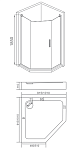 Душевой уголок Good Door Pandora PNT 90x90 Фото 3