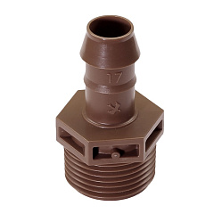 Штуцер соединительный 17мм 1/2" нар. рез. Rain Bird XFF-MA-050