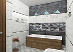 Плитка настенная AltaCera Shape Graphite 24.9x50 Фото 2