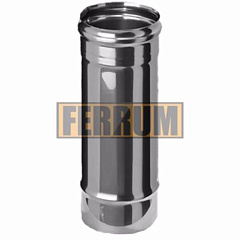 Труба Ferrum 0,5м (430/0,5 мм) Ф100