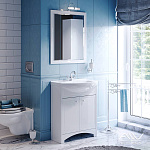 Тумба с раковиной Alavann Classic 60 белая Фото 9