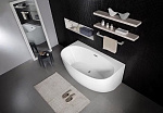 Ванна акриловая Azario Cambridge 180X88 пристенная (чаша, сифон, рама) Фото 4