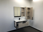Шкаф-колонна Comforty подвесная Бонн-35 дуб дымчатый Фото 3