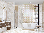 Плитка напольная Eletto Ceramica Calacatta Oro 42х42 Фото 2