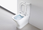 Унитаз-компакт Roca Gap Clean Rim + сиденье микролифт Фото 3