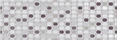Декор Eletto Ceramica Malwiya Grey Geometria 24.2x70