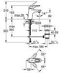 Смеситель для раковины GROHE Eurostyle New д.кл.,белый Фото 4