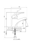 Смеситель для раковины Konner BASIS BSS1000 Фото 2